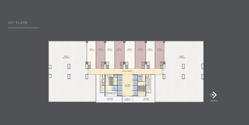 Akshar stellar vashi floor plan 4